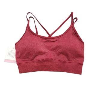 JoyLab Strappy Seamless Pullover Yoga Sports Bra